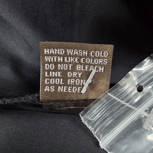 J. McLaughlin Elodie Blouse Black Size M NWT $158 Mock Neck Top Quiet Luxury - Picture 16 of 16